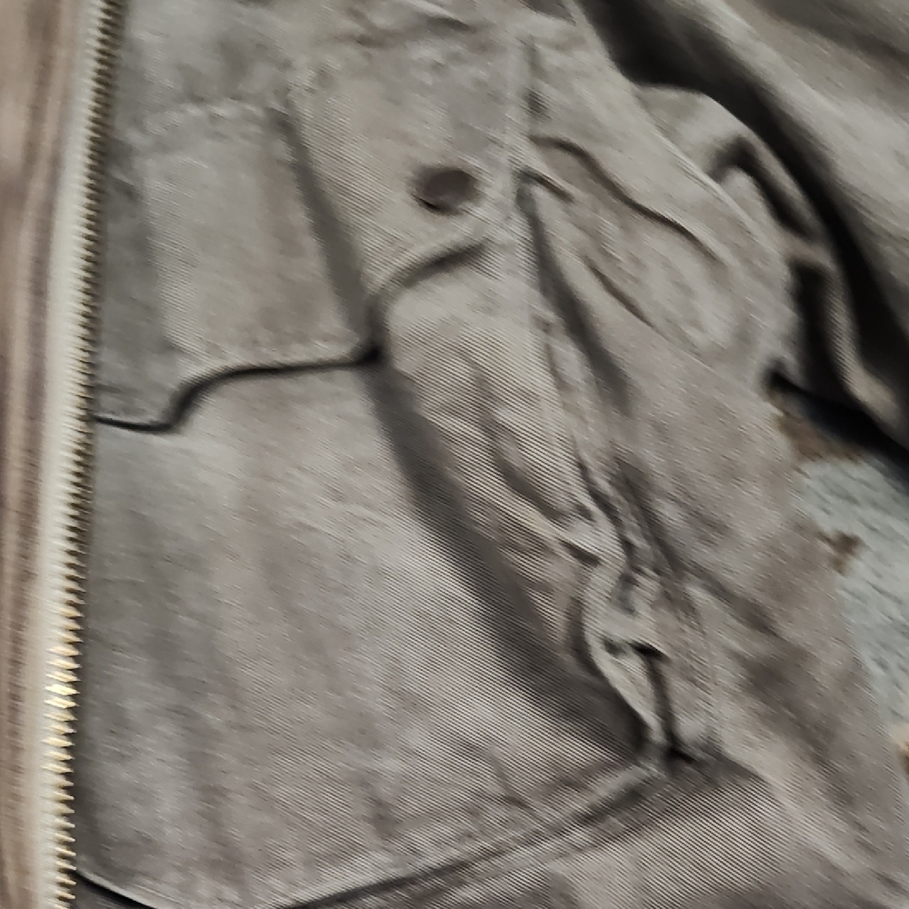 Men's Military Field Jacket in Olive - Picture 4 of 13